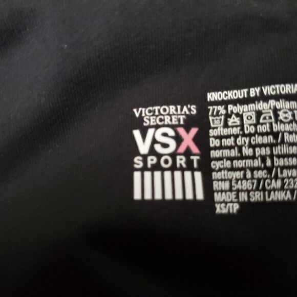 Vsx Victoria's VSX Sport Crop Pants Yoga Activewear XS - Picture 8 of 9